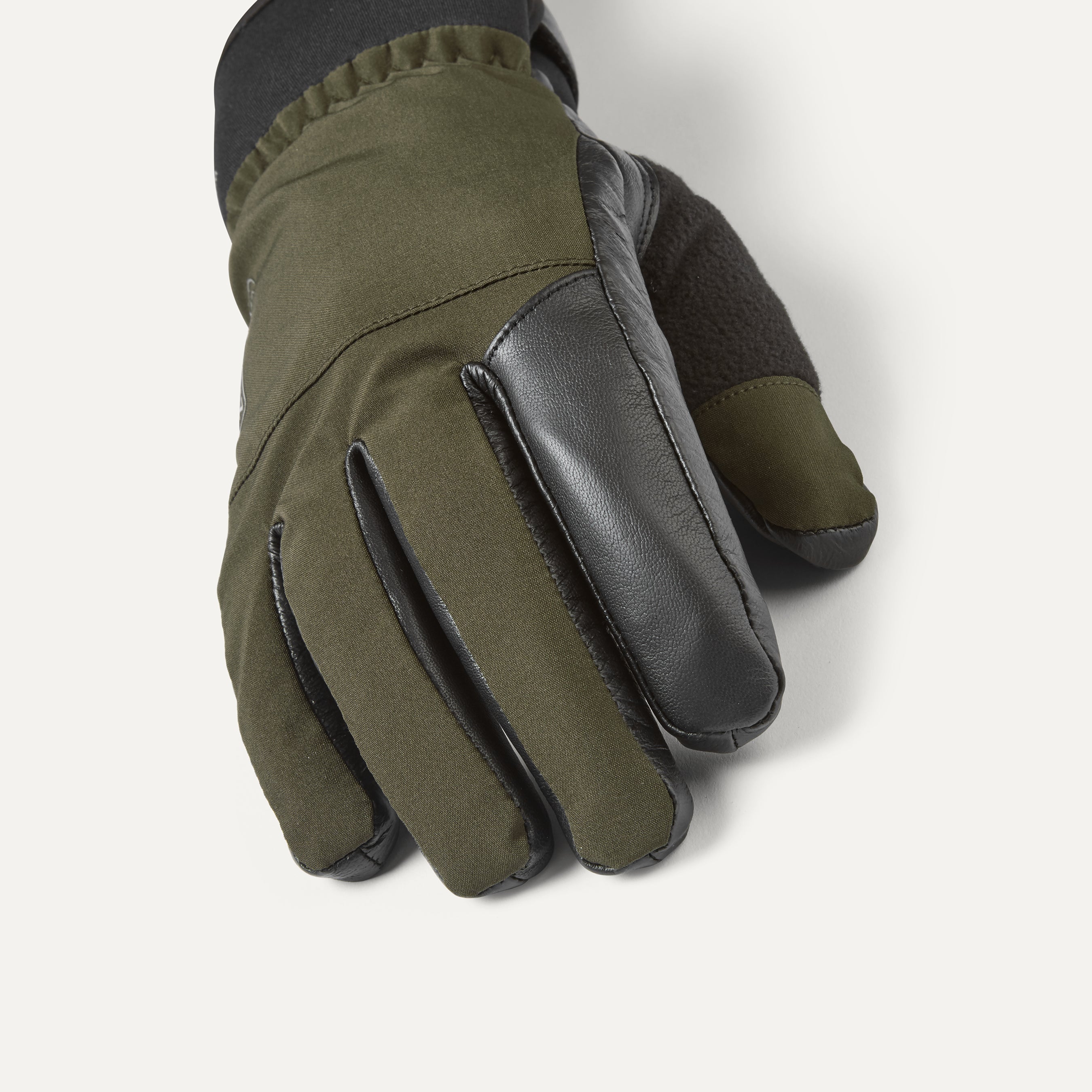 Mens Sealskinz Fordham Waterproof All Weather Hunting Green Gloves